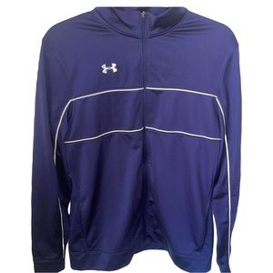 Under Armour Full Zip‎ Jacket Size M Blue